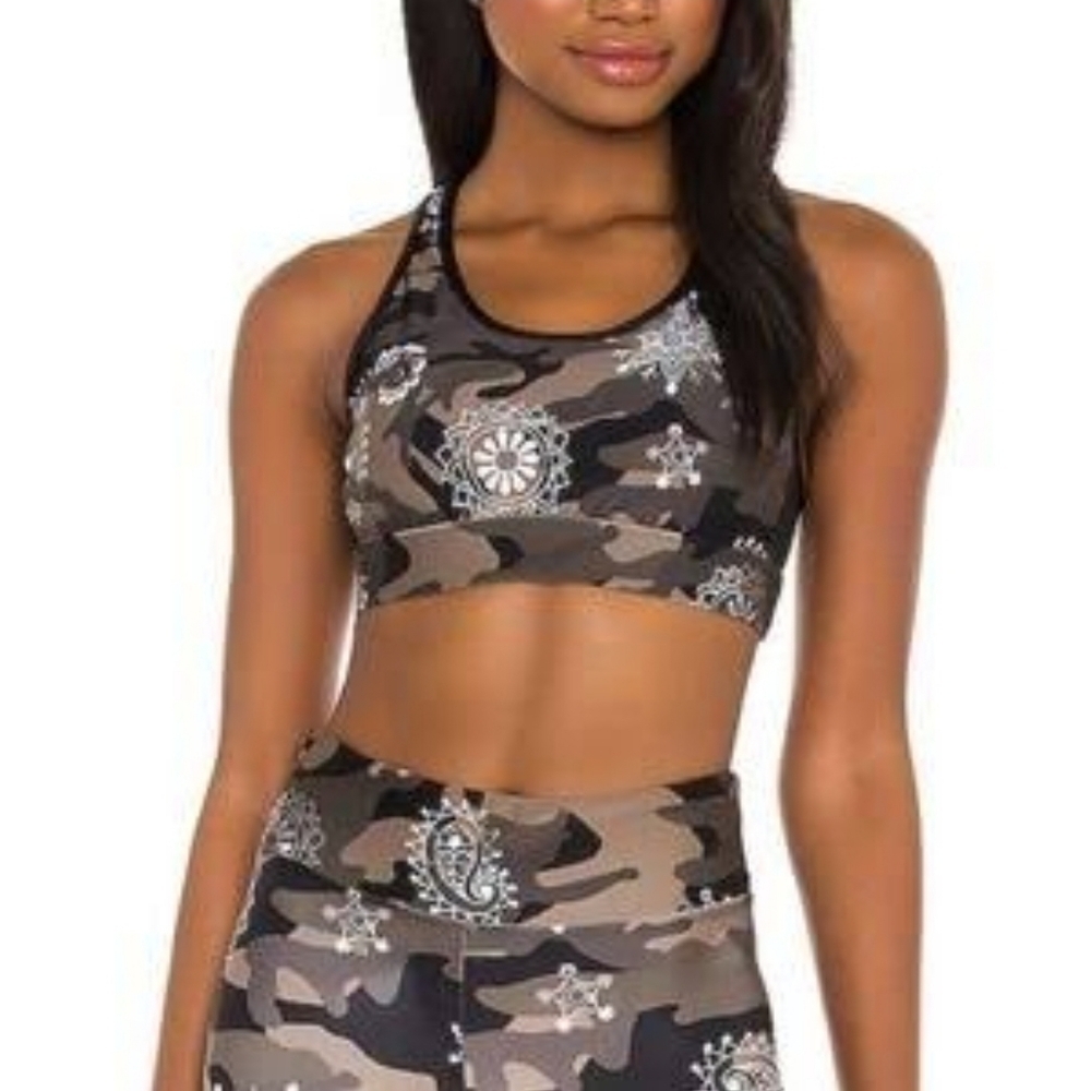 Koral Bermuda Energy Sports Bra with padding Size Small NWT